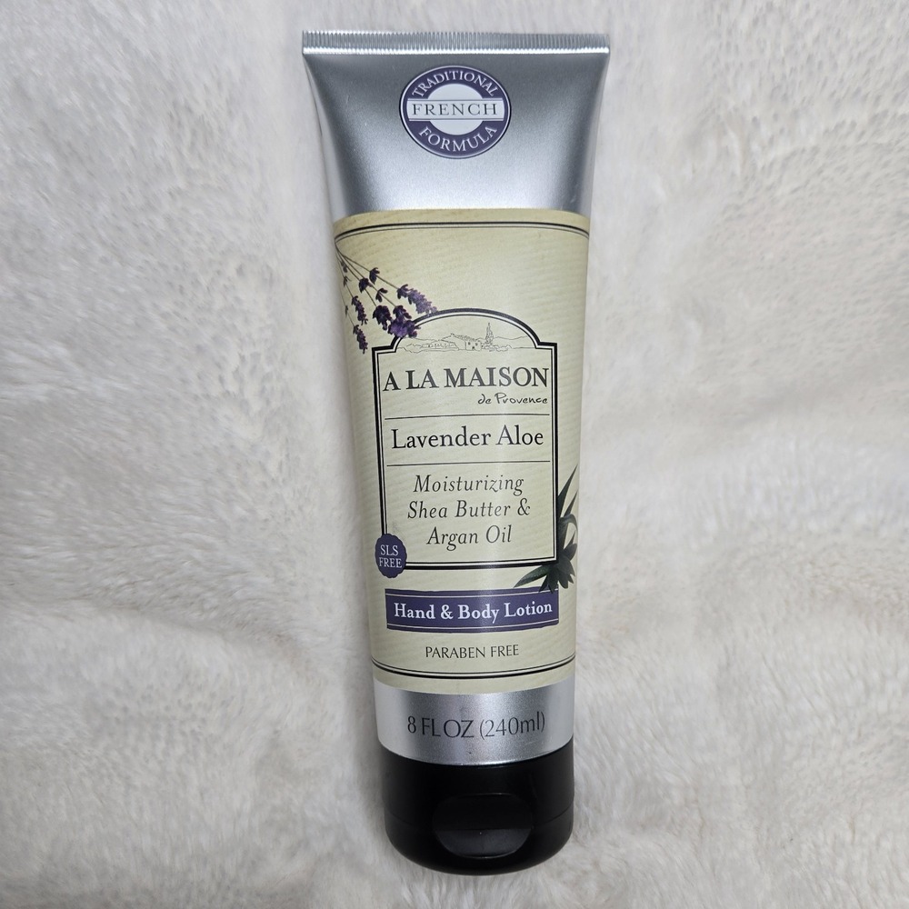 A La Maison Lavender Aloe Hand and Body Lotion 8 oz Moisturizer Paraben Free NEW